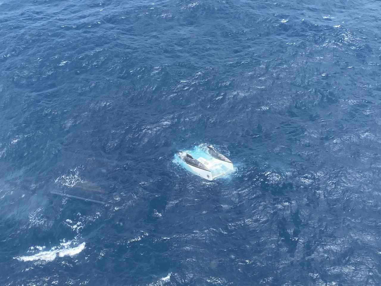Andromache Hulk Grounded at Ile Sèche After Failed Sinking Operation