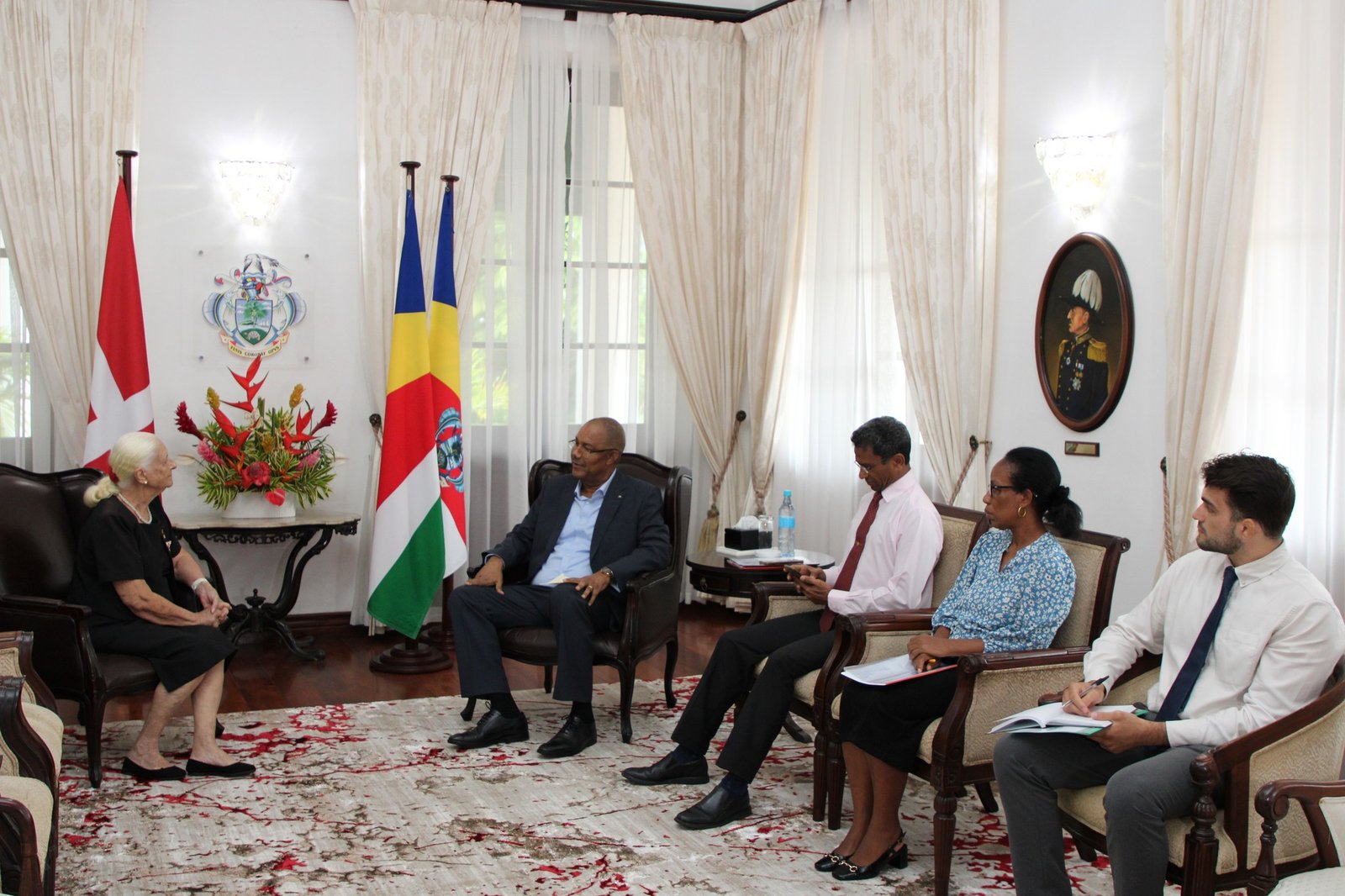 Ambassador Concludes Two decades of Diplomacy, bids Farewell to the President of the Republic.
