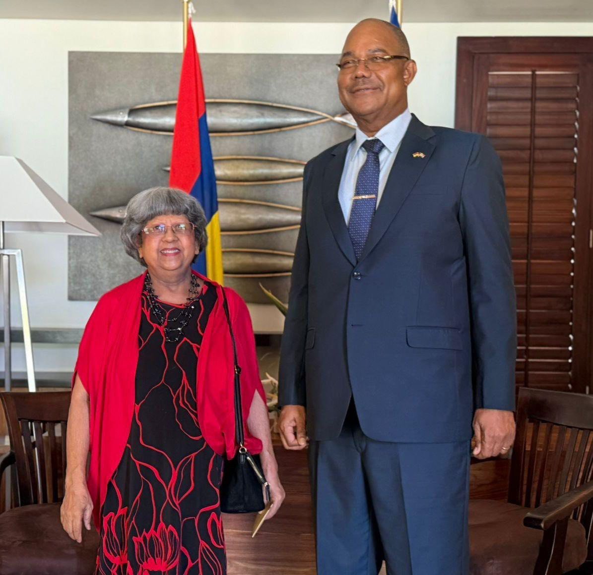 Mauritius Explores Creole in Parliament as Speaker Meets President Herminie