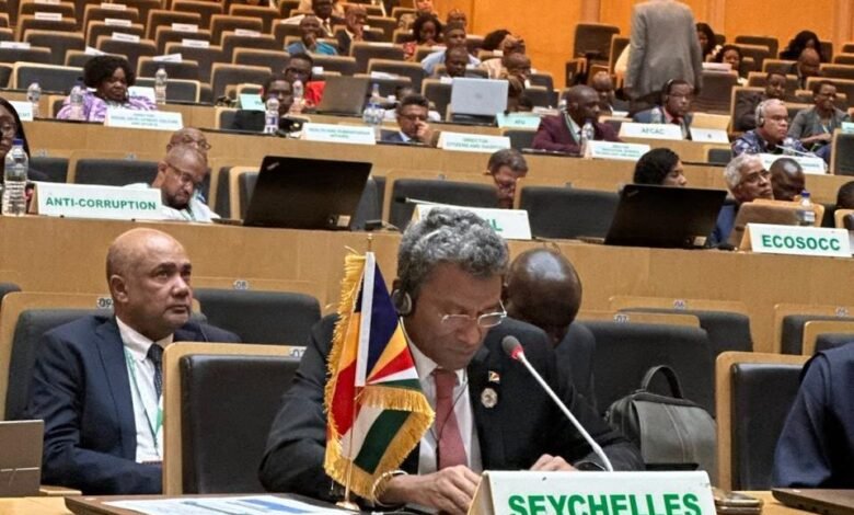 Minister Barry Faure leads the Seychelles’ Delegation to the 48th Ordinary Session of the African Union Executive Council