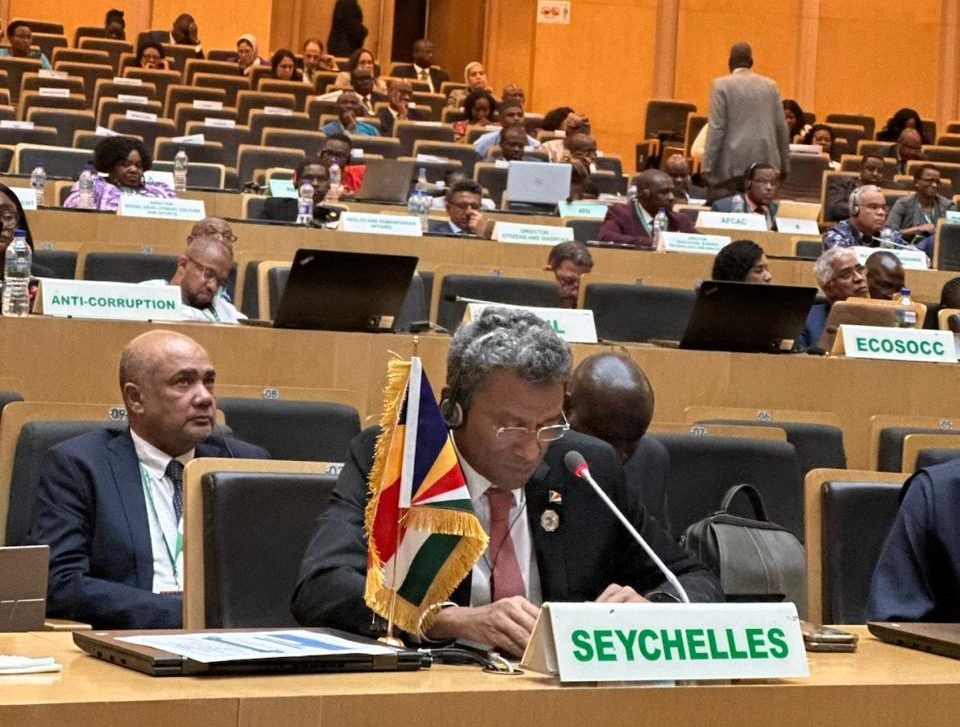 Minister Barry Faure leads the Seychelles’ Delegation to the 48th Ordinary Session of the African Union Executive Council