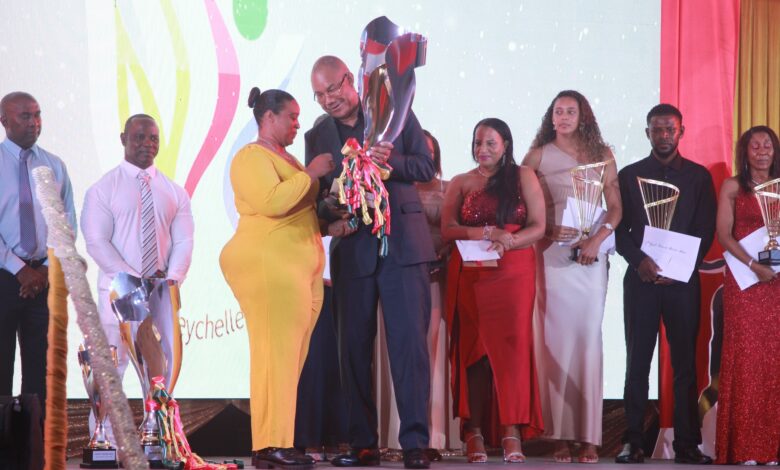 President Dr Patrick Herminie Awards Henriette and Payet Top Titles at 39th Seychelles Sports Awards