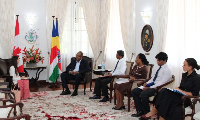 President Dr. Patrick Herminie Receives Letters of Credence from Canada’s High Commissioner-Designate