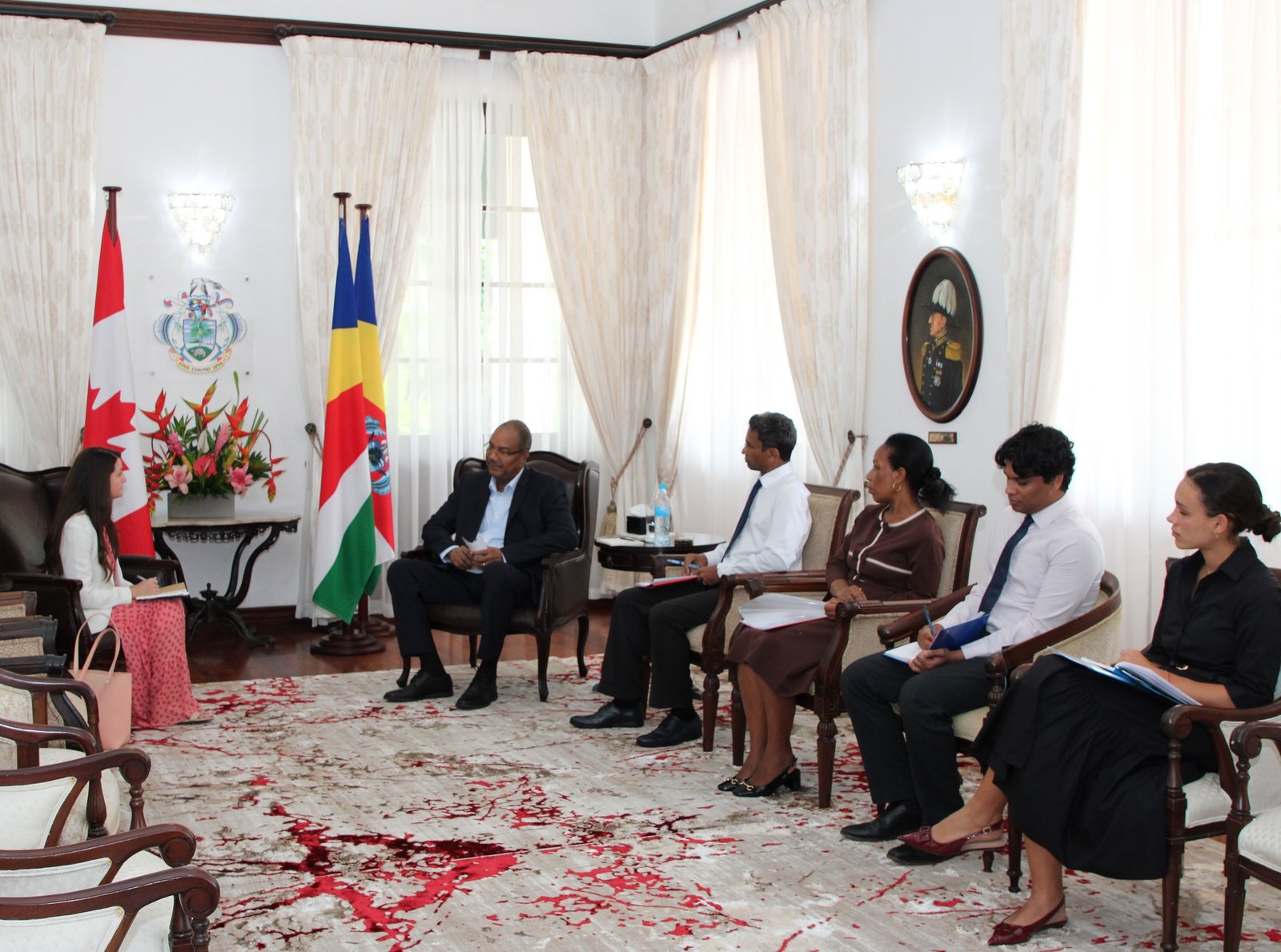 President Dr. Patrick Herminie Receives Letters of Credence from Canada’s High Commissioner-Designate