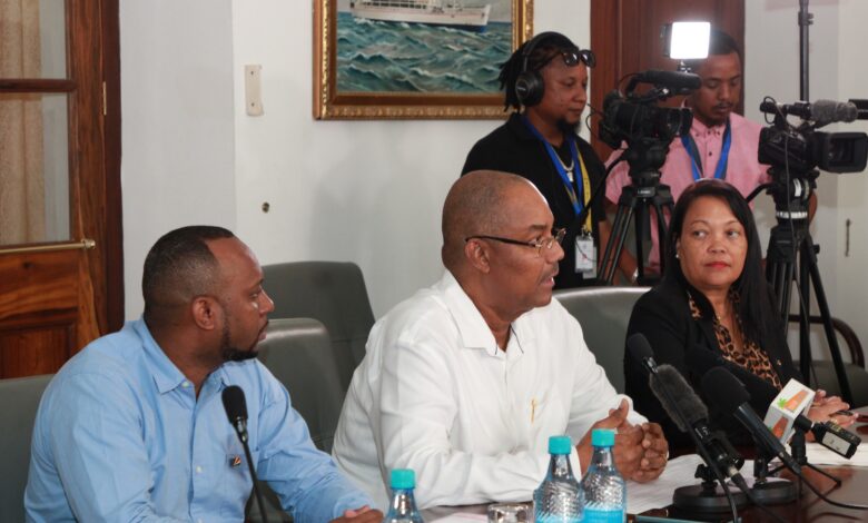 President Herminie Outlines Key Outcomes of India State Visit at State House Press Conference