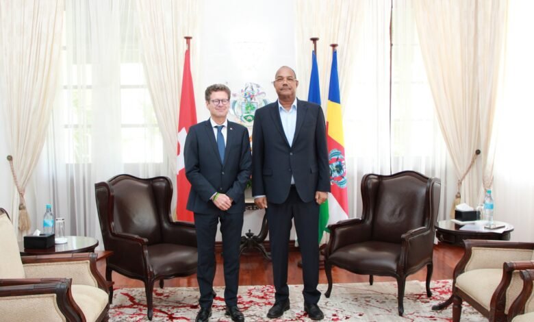 President Herminie Received Credentials of the Ambassador of Switzerland and Reaffirmed Commitment to Enhanced Bilateral Cooperation