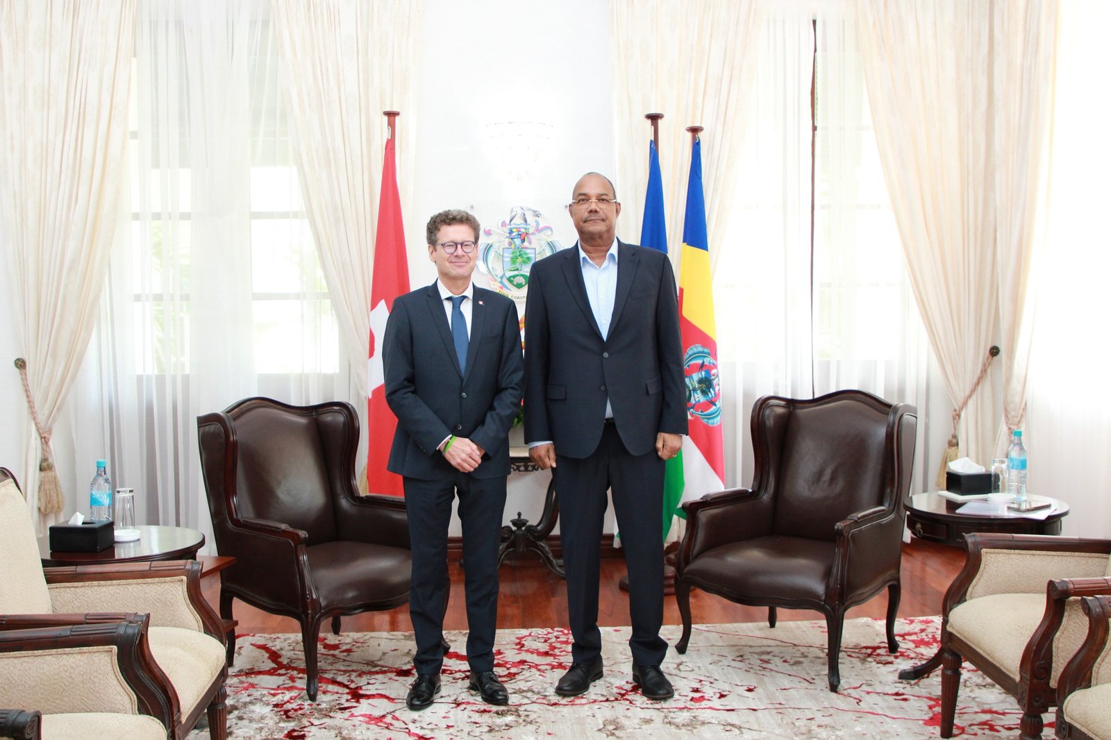 President Herminie Received Credentials of the Ambassador of Switzerland and Reaffirmed Commitment to Enhanced Bilateral Cooperation
