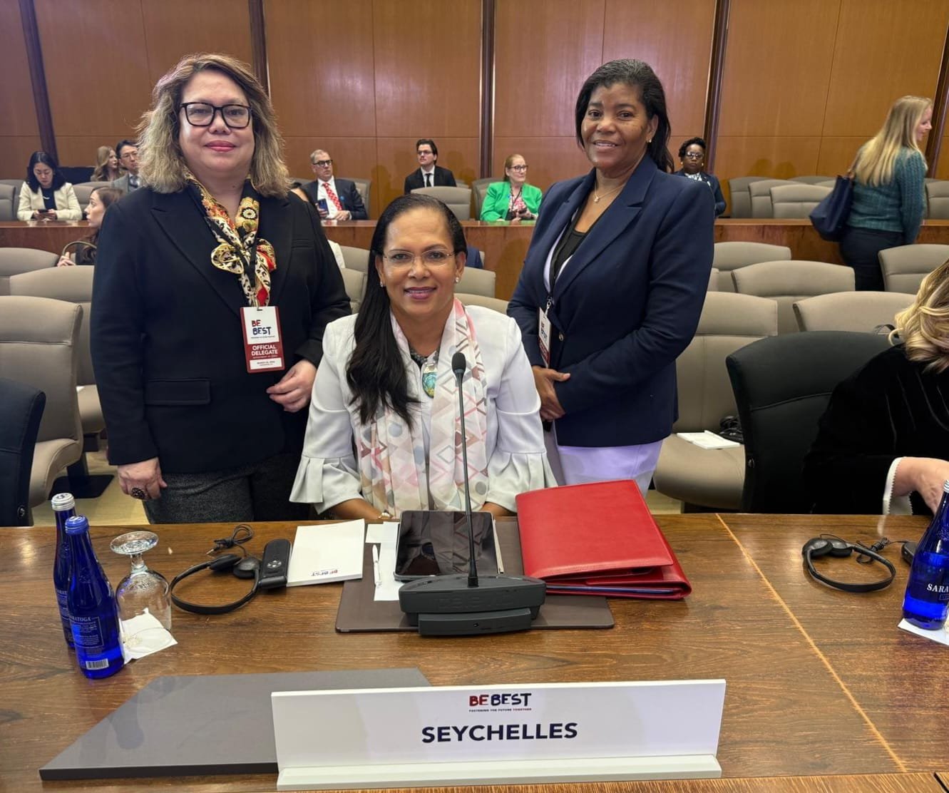 First Lady Veronique Herminie Champions Digital Education and Child Wellbeing at Global Summit in Washington, D.C.