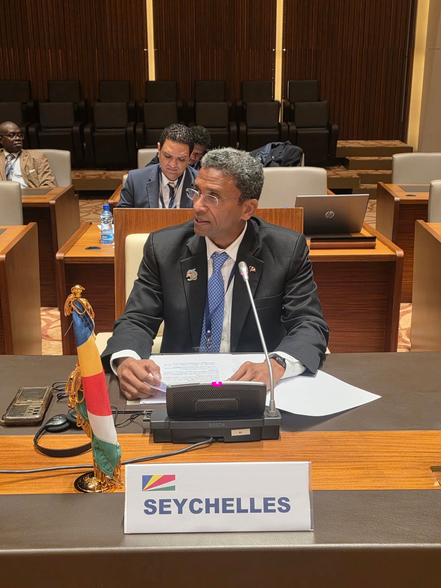 Minister Faure Presents Youth Forum Outcomes as Rapporteur at OACPS Summit in Malabo