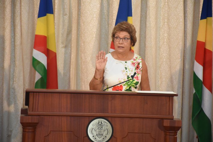 Minister for Local Government and Community Development Rose-Marie Hoareau