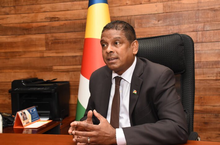 Minister of Land Use and Housing Billy Rangasamy