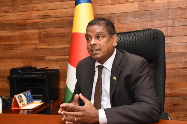 Minister of Land Use and Housing Billy Rangasamy