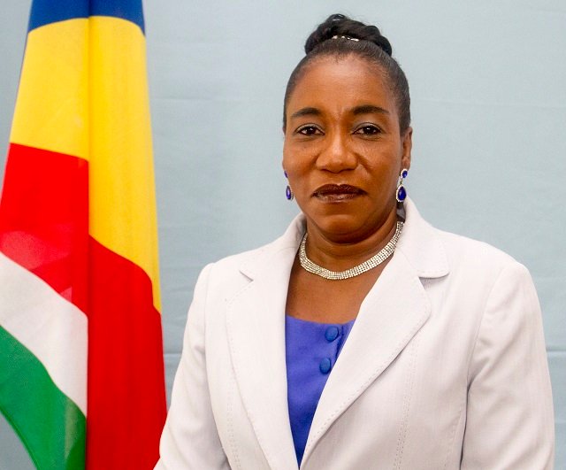 Minister of Youth, Sports and Family Affairs Marie-Celine Zialor